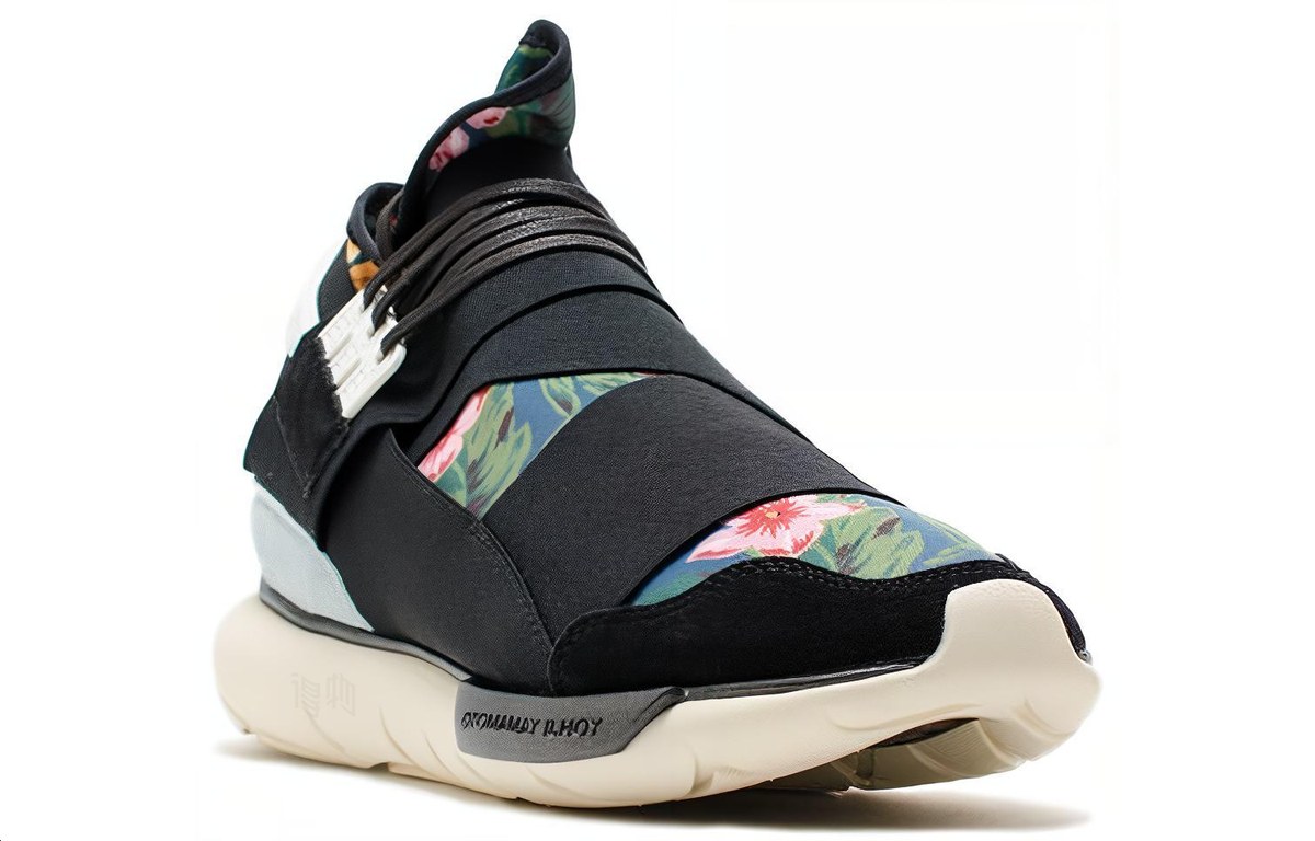 Y-3 Qasa Hi Floral Black