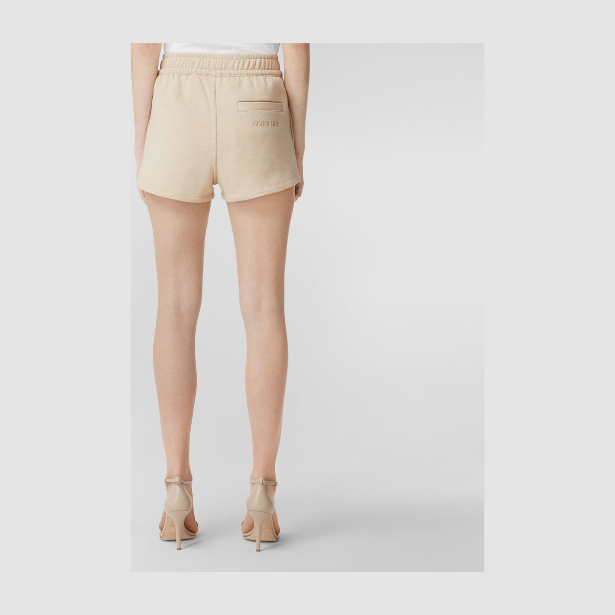 Burberry SS22 Logo Shorts Soft Taupe