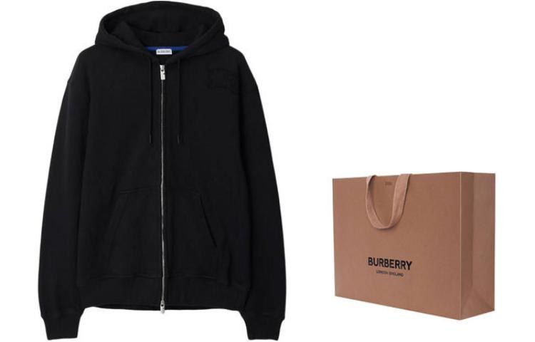 Burberry Equestrian Hoodie Black