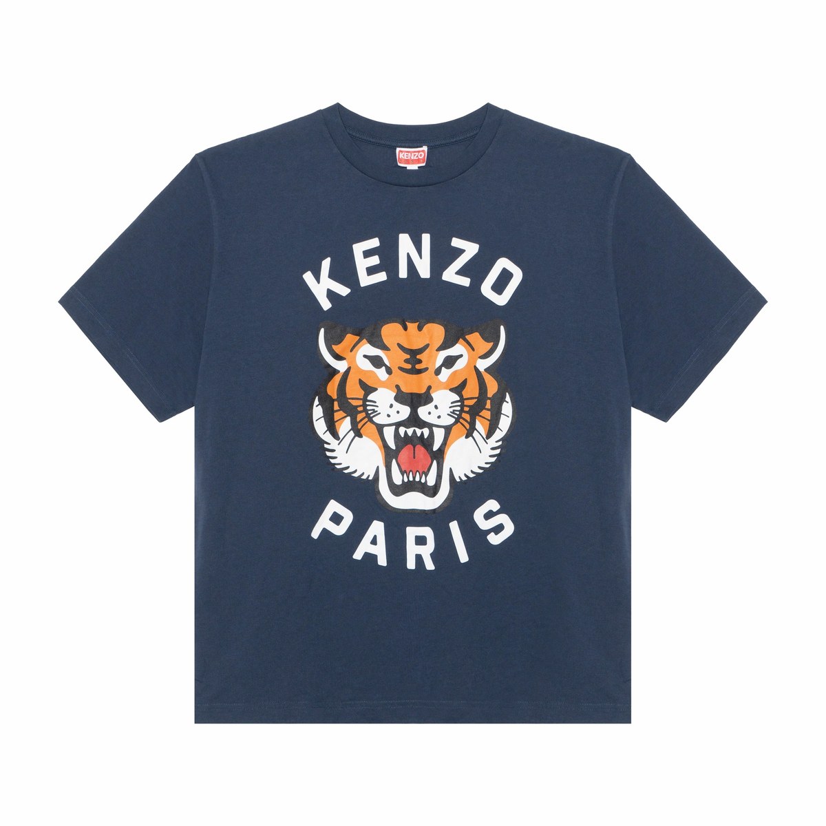 KENZO SS24 Logo Tiger Print Tee