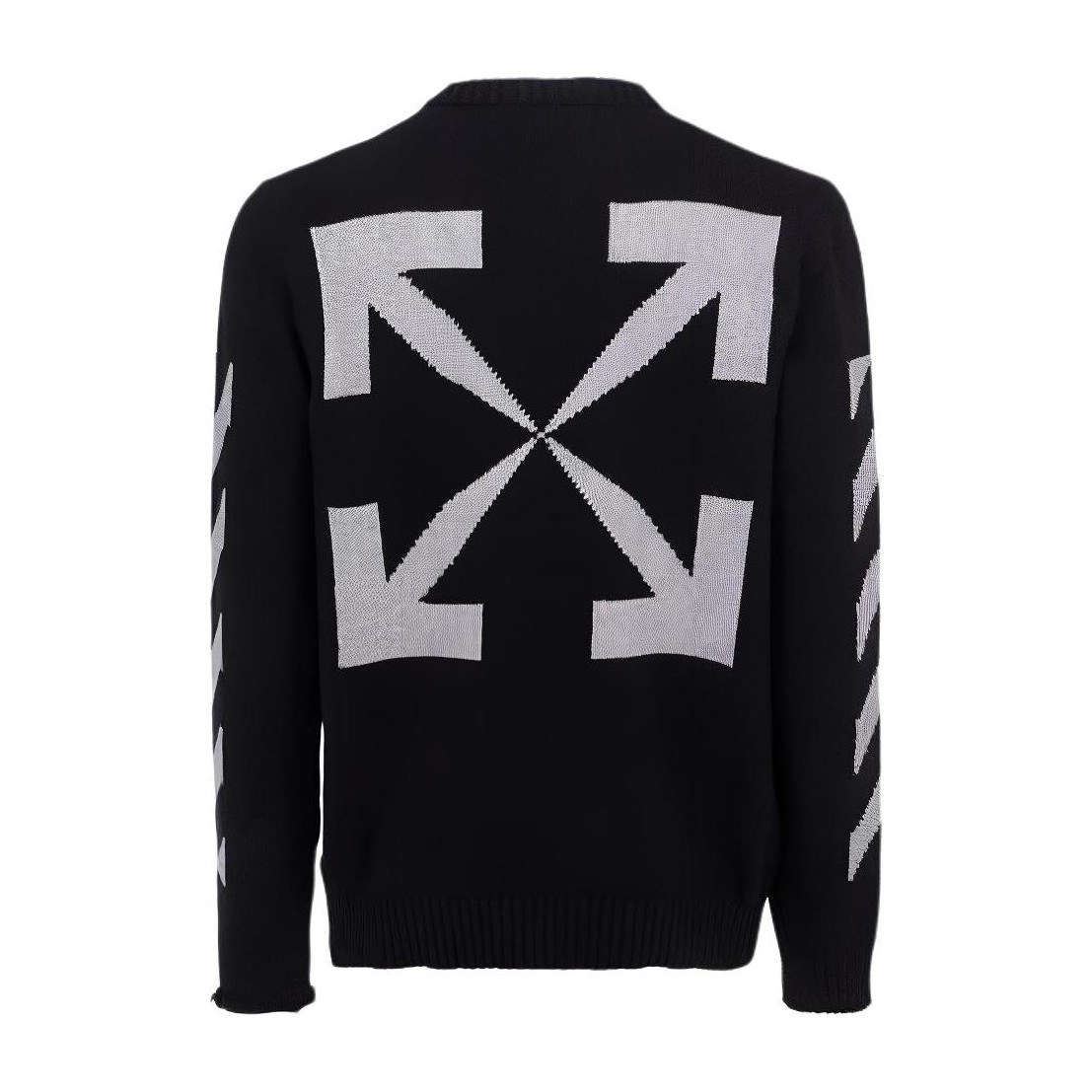 OFF-WHITE SS21 Logo Crewneck Sweater Black