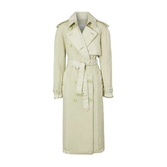 Burberry Trench Coat Mist Green