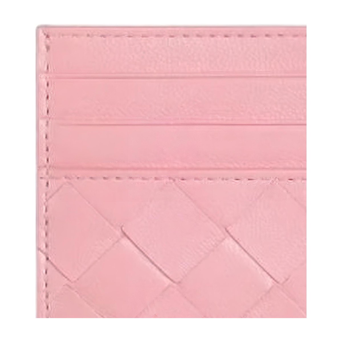 Bottega Veneta Intrecciato Cardholder Pink