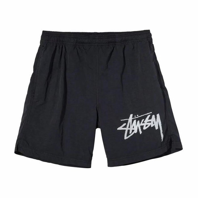 Stussy x Nike Logo Shorts Black