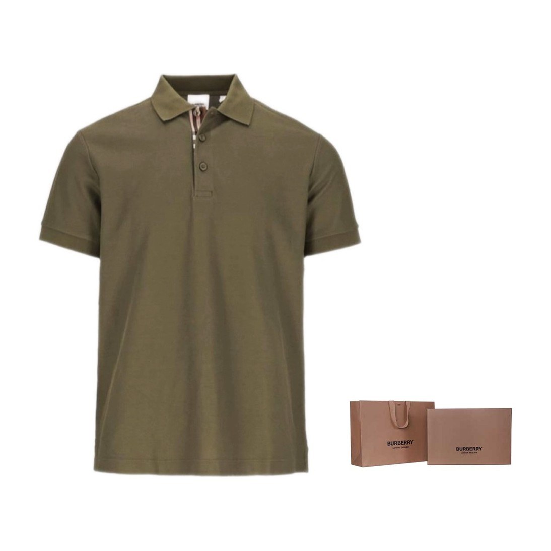 Burberry Polo Shirt Military Green
