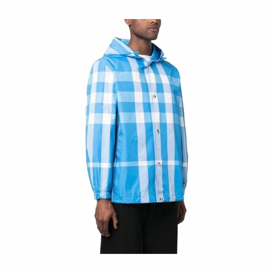 Burberry Hooded Jacket Blue