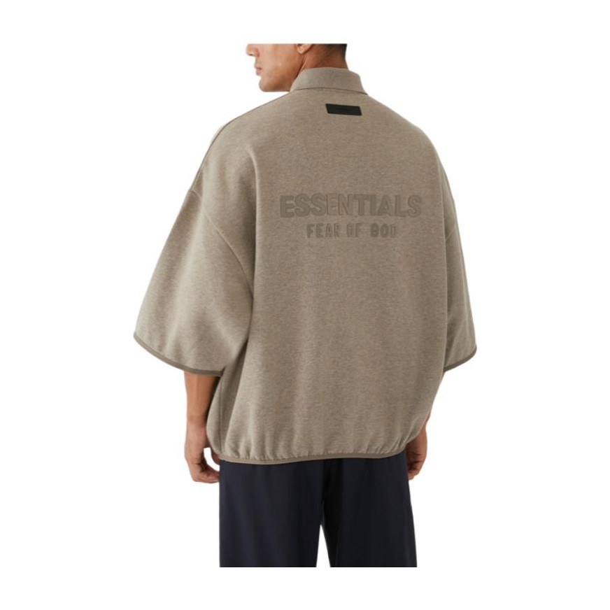 Fear of God Essentials Heather Grey Polo
