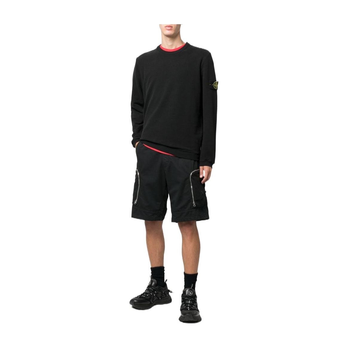Stone Island Crewneck Sweatshirt Black
