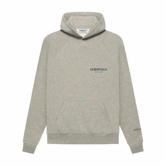 Fear of God Essentials Pullover Hoodie Dark Heather Oatmeal