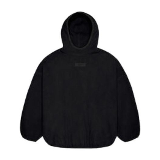 Fear of God Essentials Jet Black Pullover Hoodie