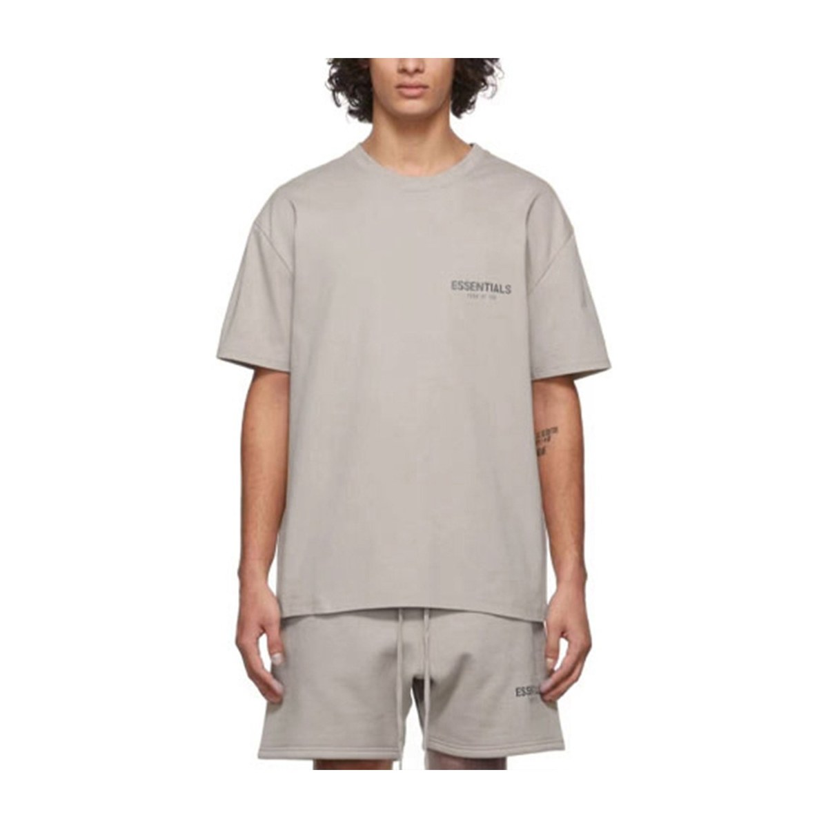 Fear of God Essentials FW21 Ss Tee String/Tan