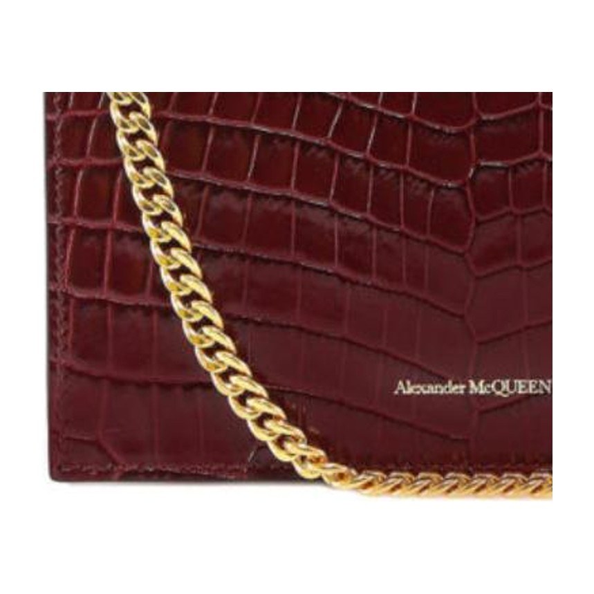 Alexander McQueen Chain Shoulder Bag Red