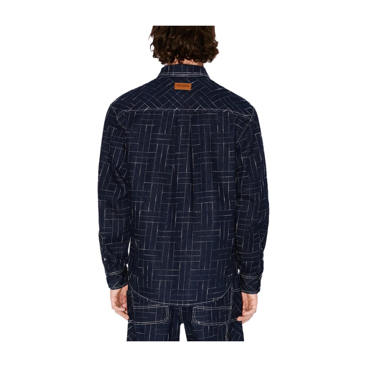 KENZO Weave Long Sleeve Shirt