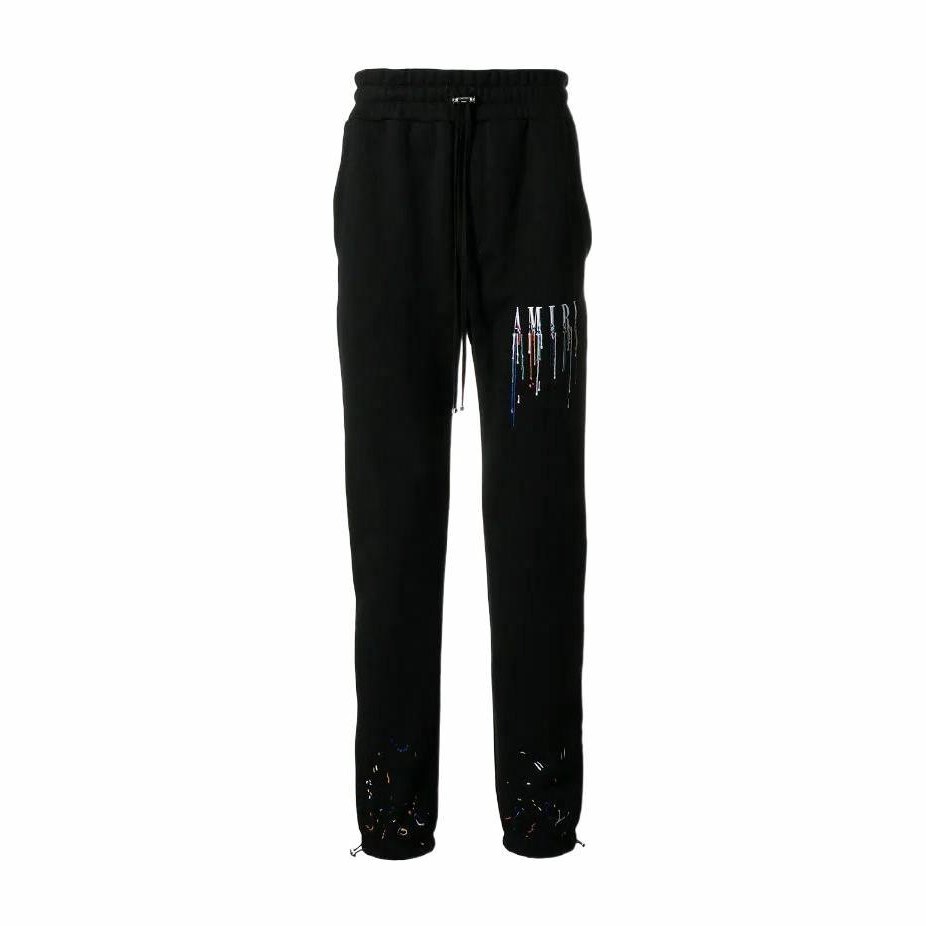 AMIRI Logo Print Jogger Pants Black