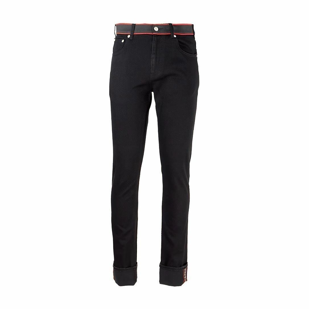 Alexander McQueen Logo Slim Jeans Black