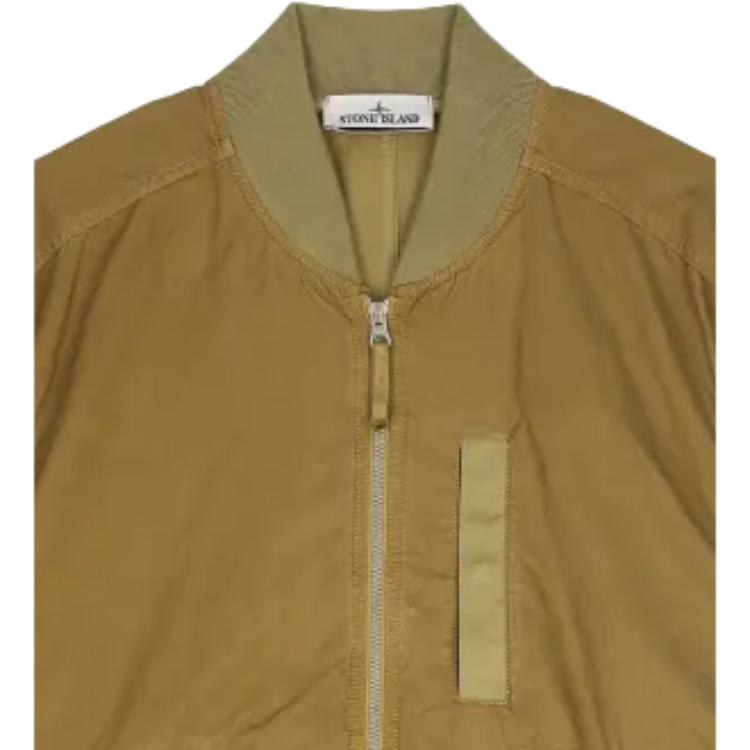 Stone Island FW25 Logo Badge Flight Jacket