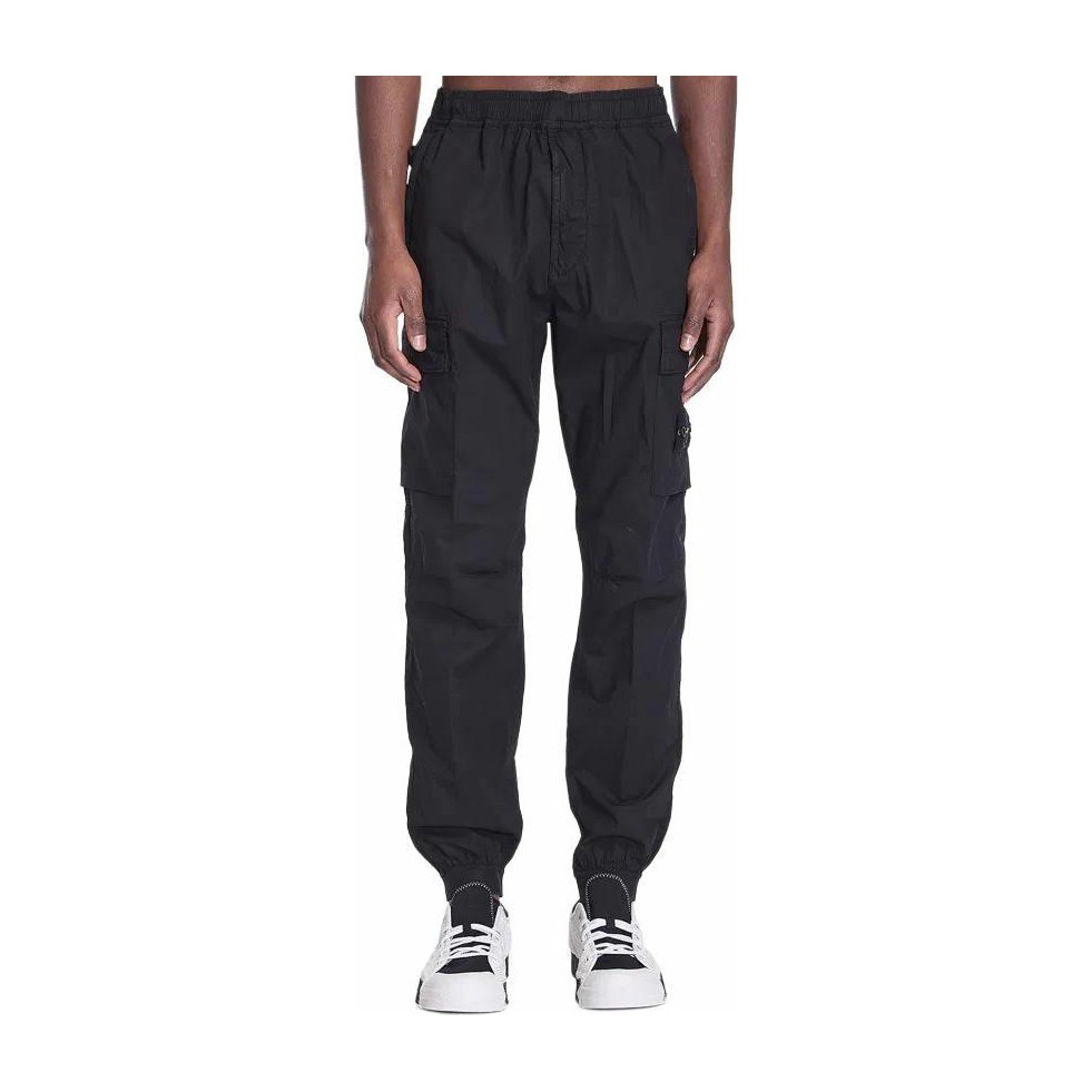 Stone Island Cargo Joggers Black
