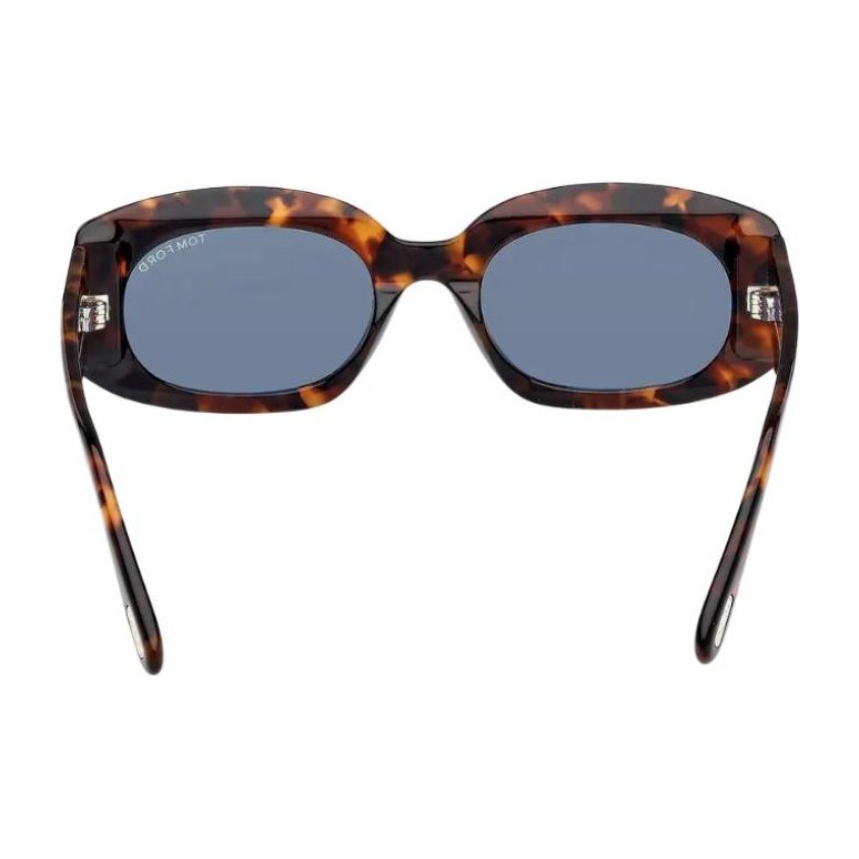 TF Elegant Oval Acetate Sunglasses Tortoise