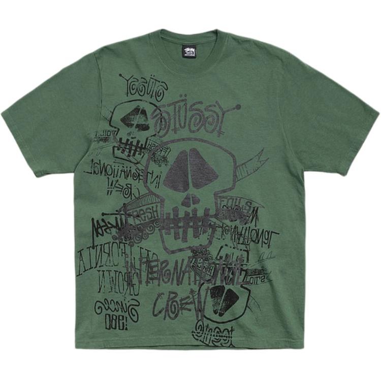 Stussy SS26 SKULLS TEE PIGMENT DYED T