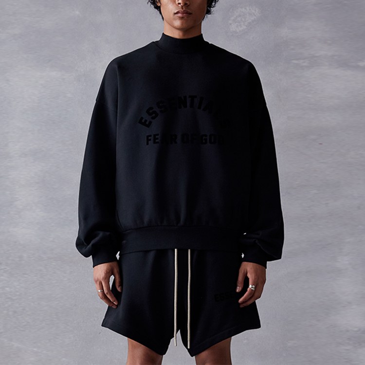 Fear of God Essentials SS23 Crewneck Jet Black