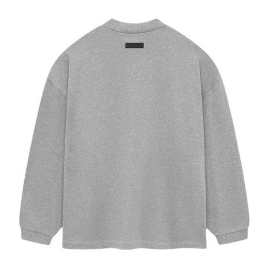 Fear of God Essentials Longsleeve Shirt Light Heather Grey