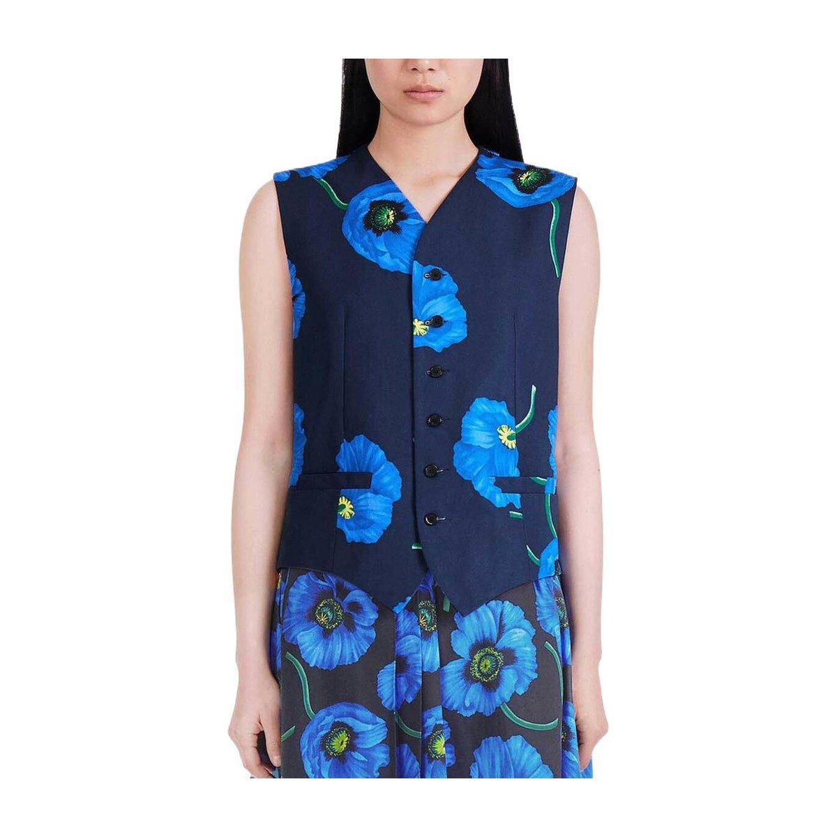 KENZO x Nigo FW22 Poppy Series Vest Blue