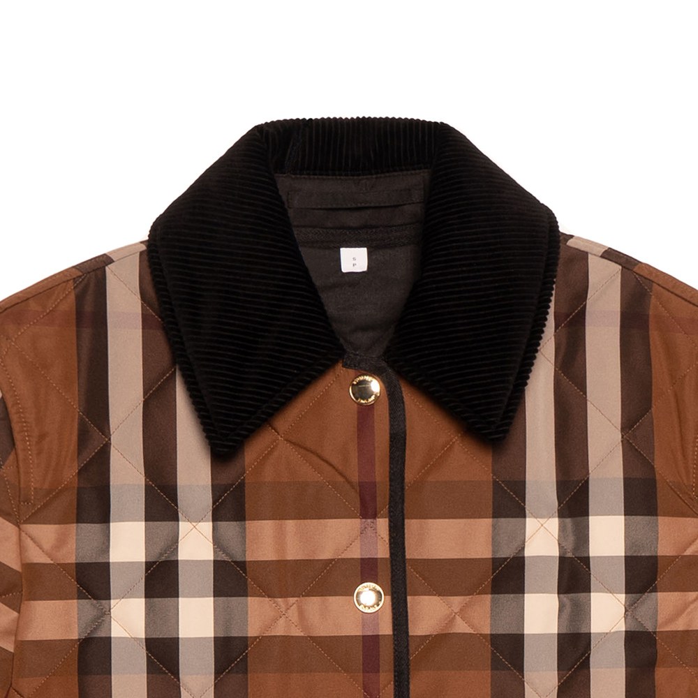 Burberry FW22 Check Jacket Brown