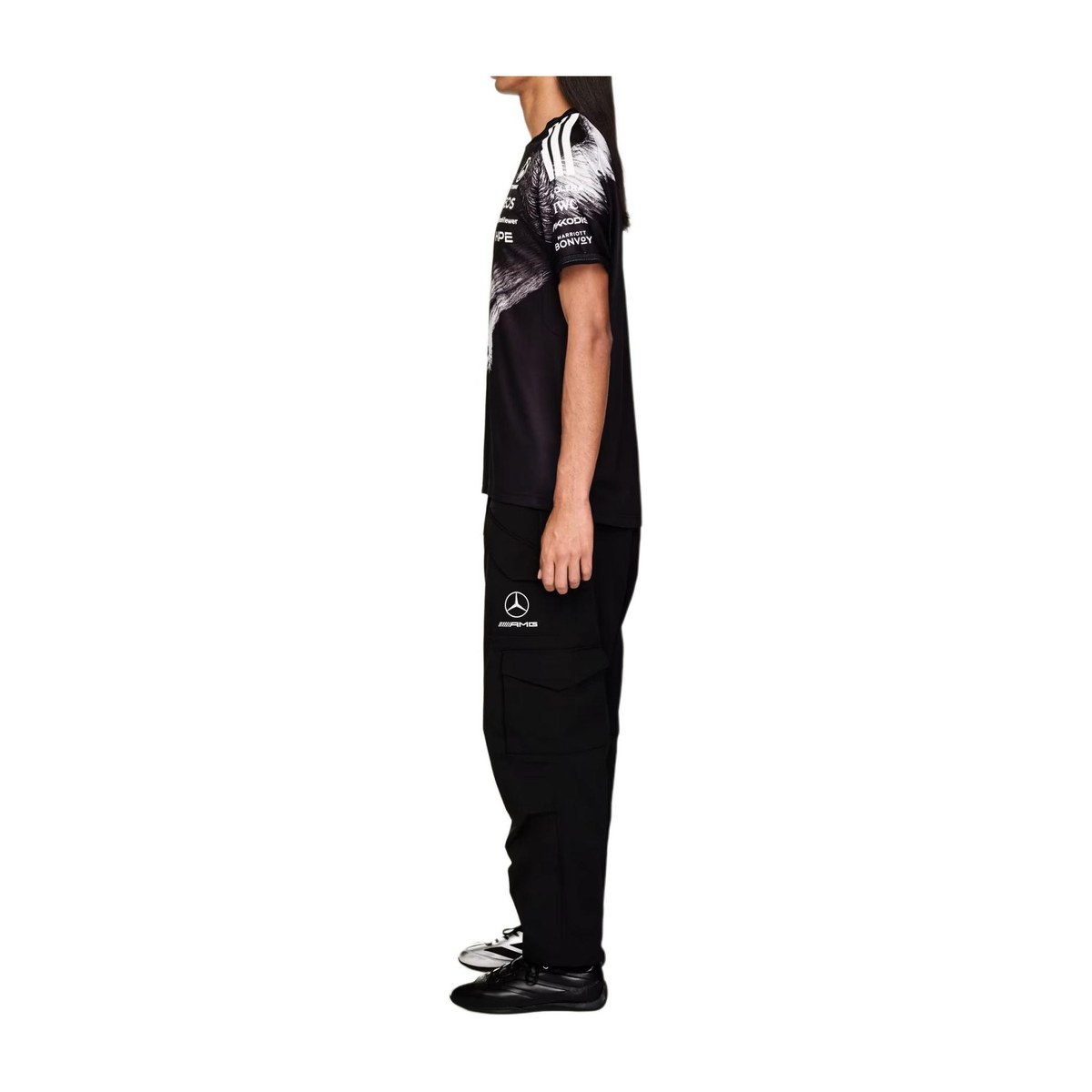 Y-3 -AMG F1 SS26 Petronas F1 print-detail T-shirt T
