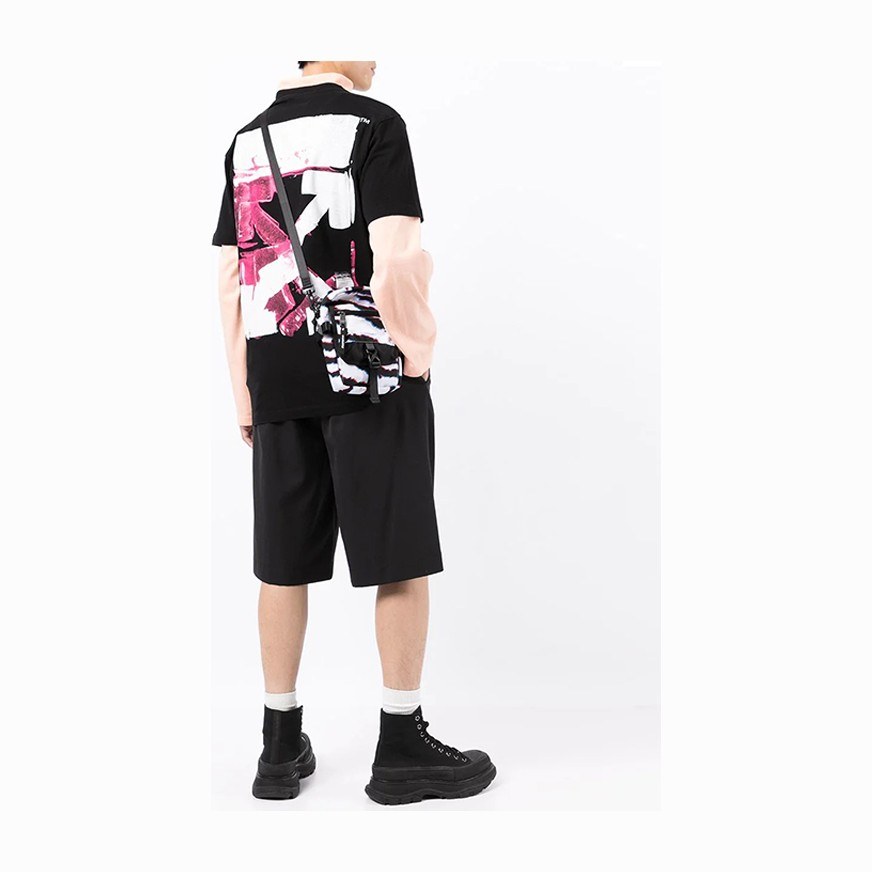 OFF-WHITE FW21 Fushi Logo Tee Black