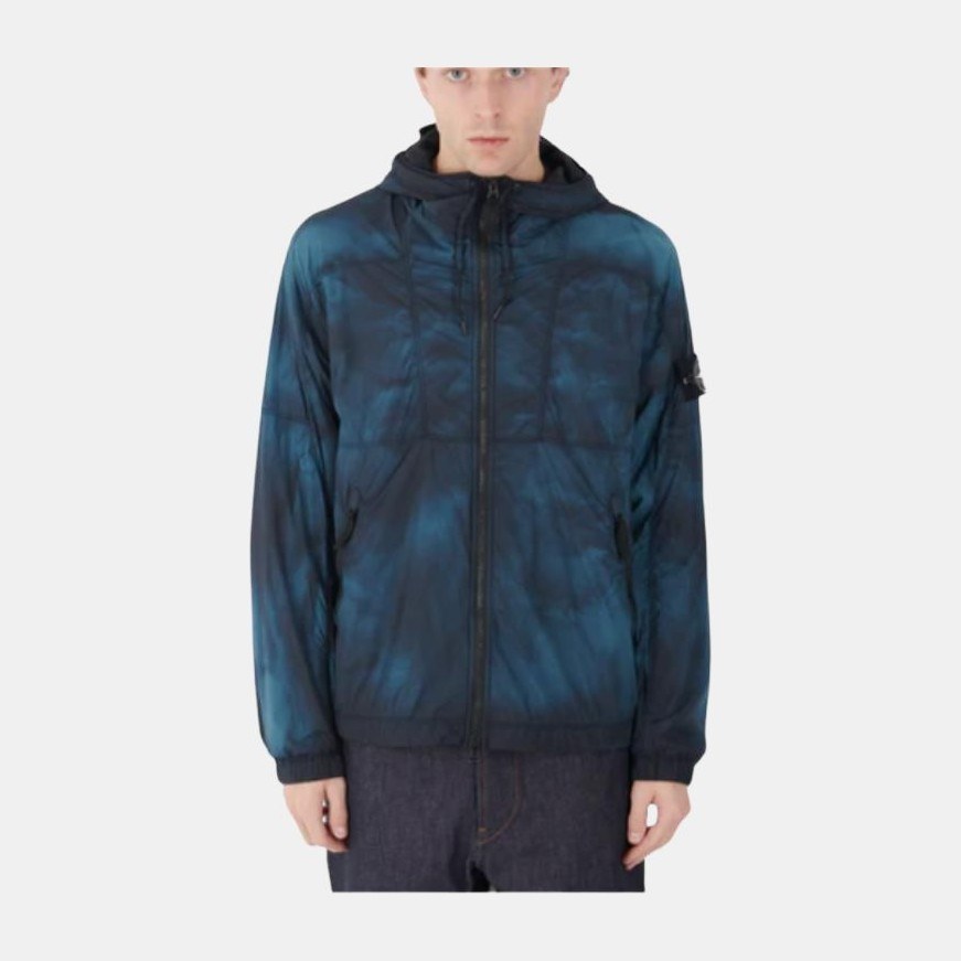 Stone Island Skin Touch Nylon-TC Jacket Blue Mix