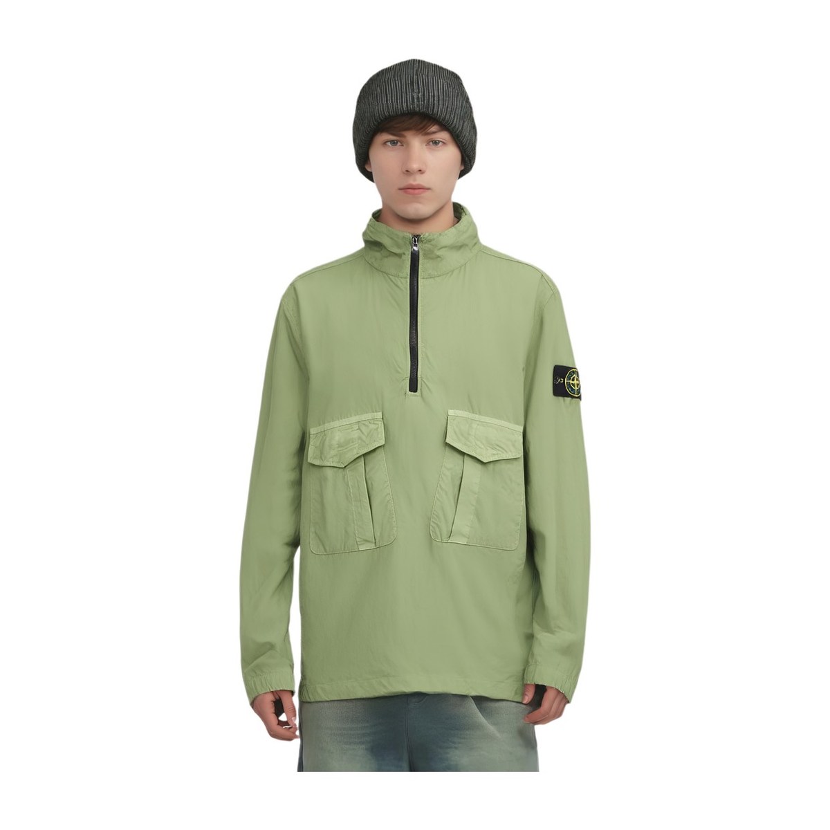 Stone Island SS23 Sage Green Sweatshirt