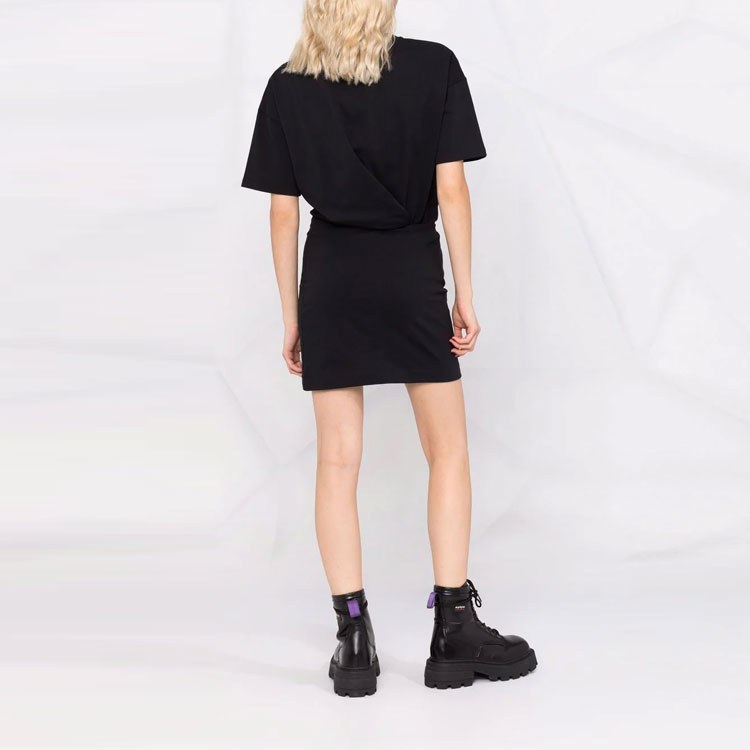 KENZO SS21 Logo Print Dress Black