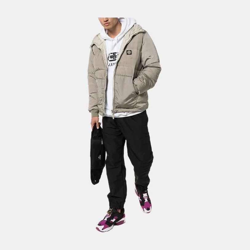 Stone Island Nylon Logo Down Jacket