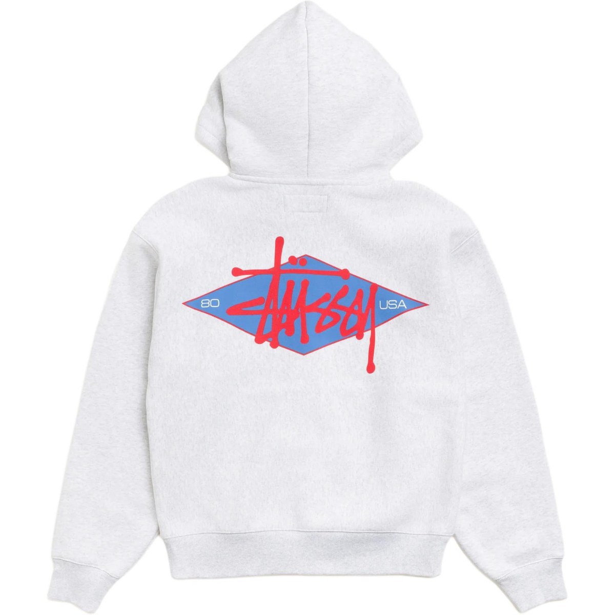 Stussy SS26 BASIC DIAMOND ZIP HOODIE logo