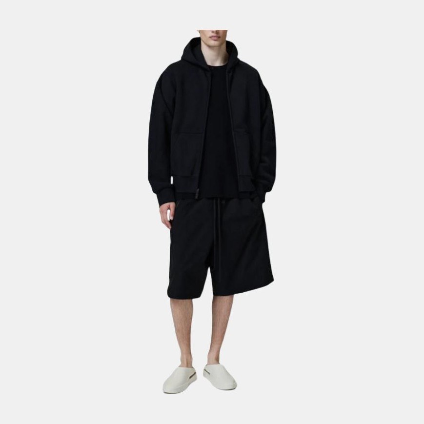 Fear of God Essentials SS25 Classic Fit Hoodie Jet Black
