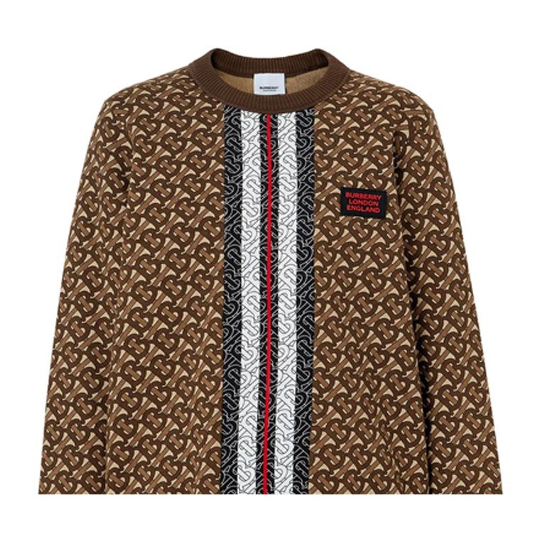 Burberry TB Monogram Sweatshirt Brown