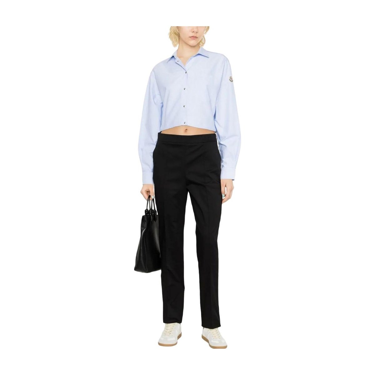 Moncler SS23 Low Waist Casual Pants Black