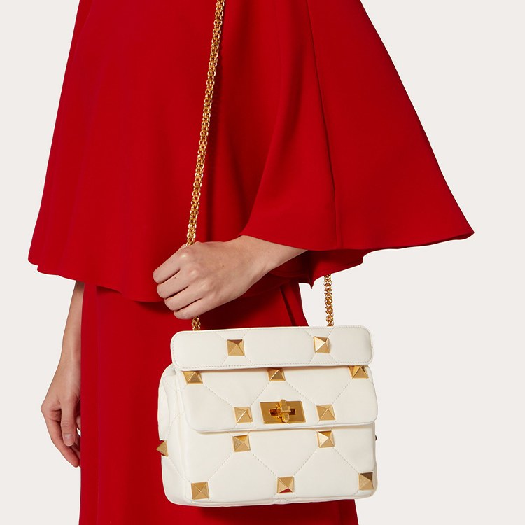Valentino Roman Stud White