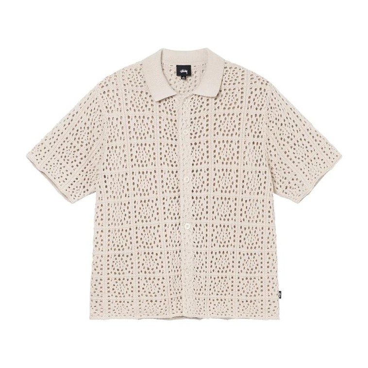 Stussy Crocheted Short Sleeve Shirt