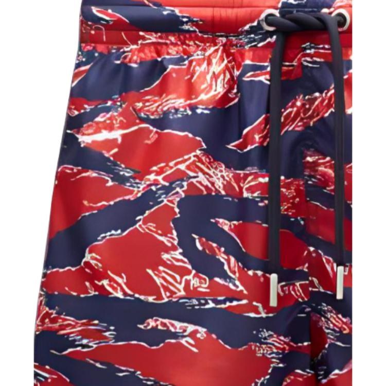 Moncler Logo Stripe Swim Shorts