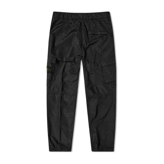 Stone Island Nylon Cargo Pants Black