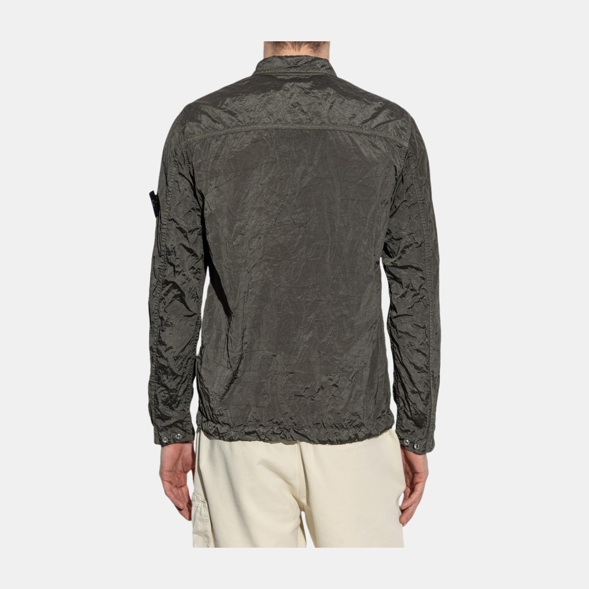 Stone Island Badge Pocket Jacket Green