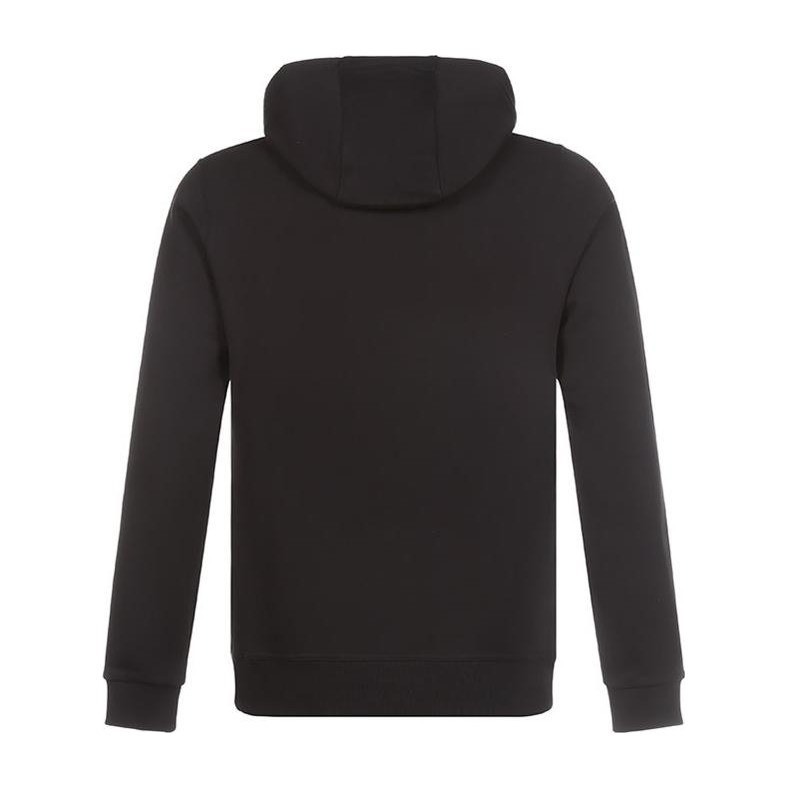 Burberry Logo Embroidered Hoodie Black