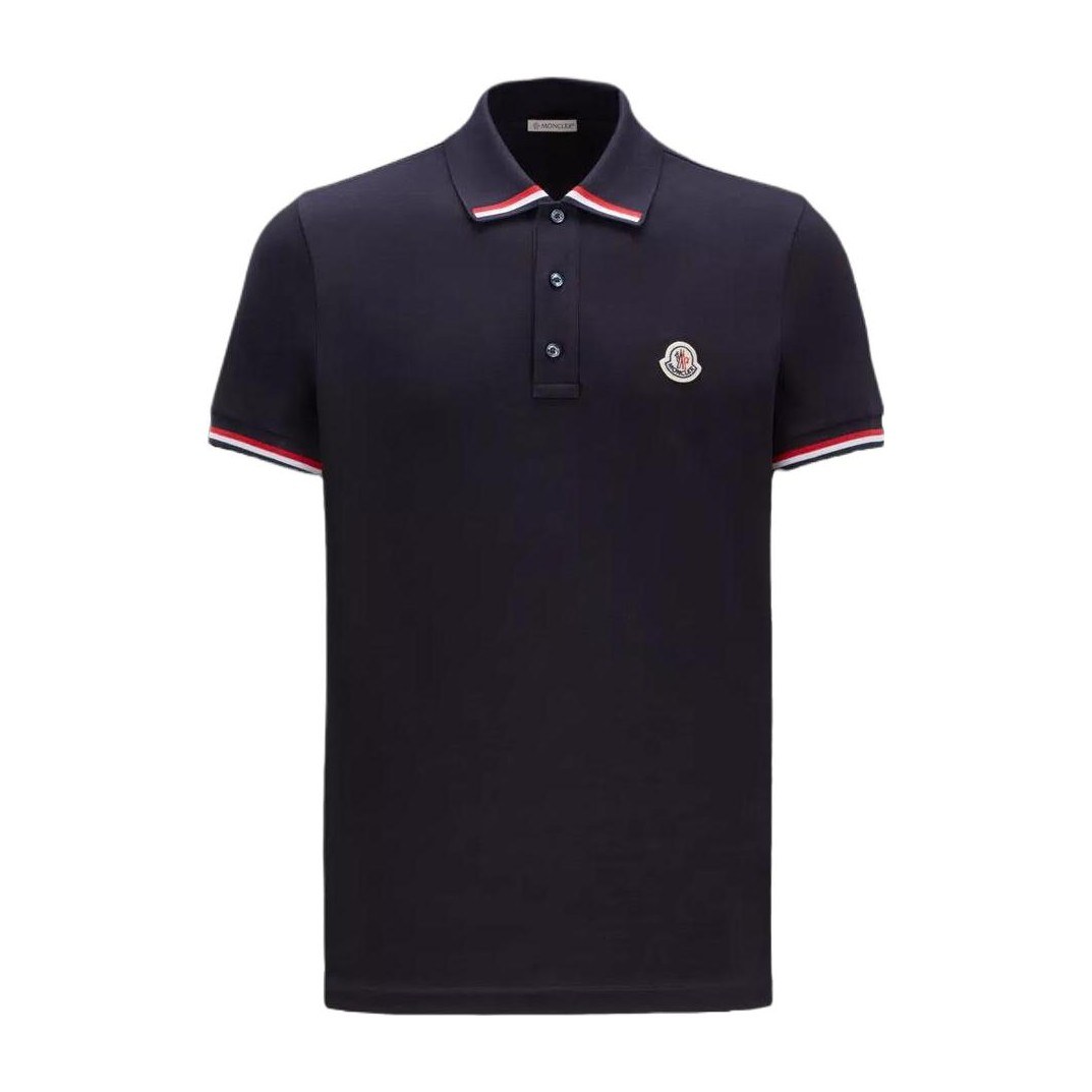 Moncler SS23 Polo Shirt Navy