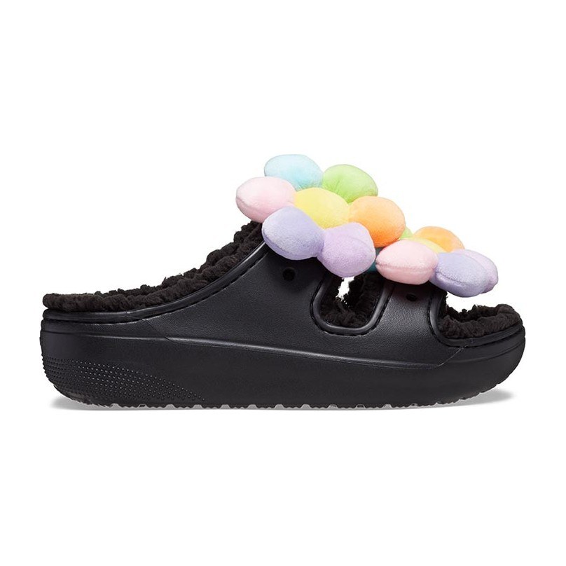 Crocs Classic Fuzzy Black