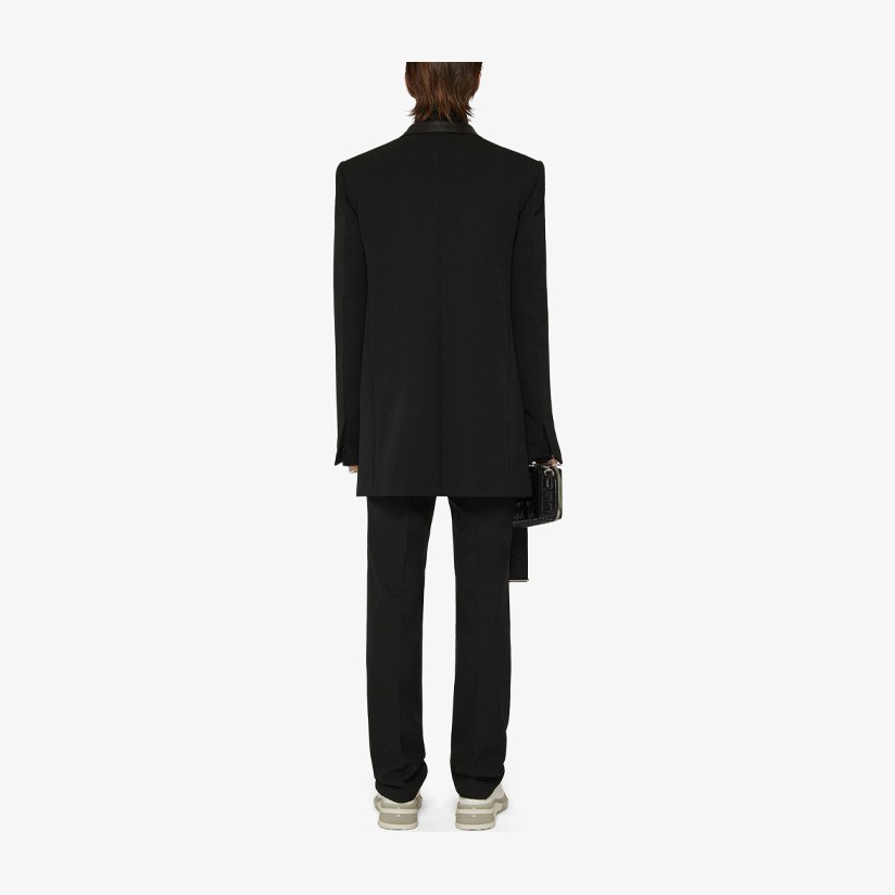 Givenchy FW21 Cuff Detail Blazer Black