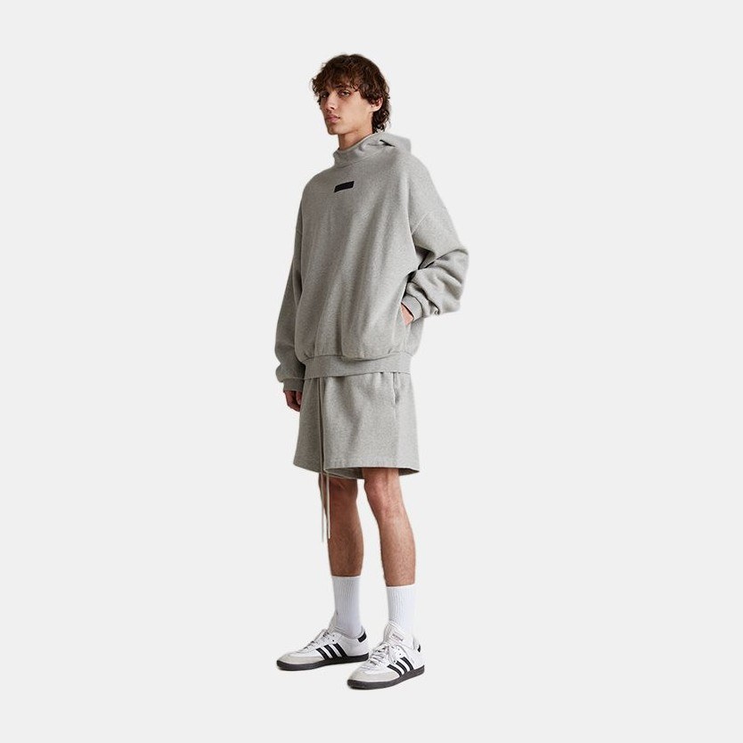 Fear of God Essentials SS24 Hoodie Dark Heather Oatmeal