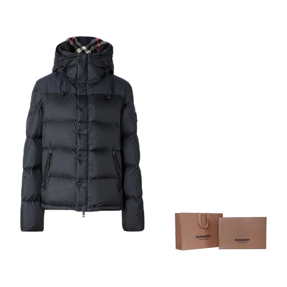 Burberry Navy Down Jacket