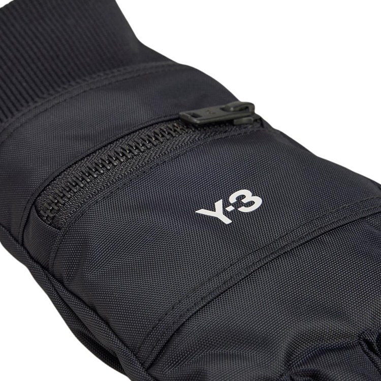 Y-3 Gloves Black