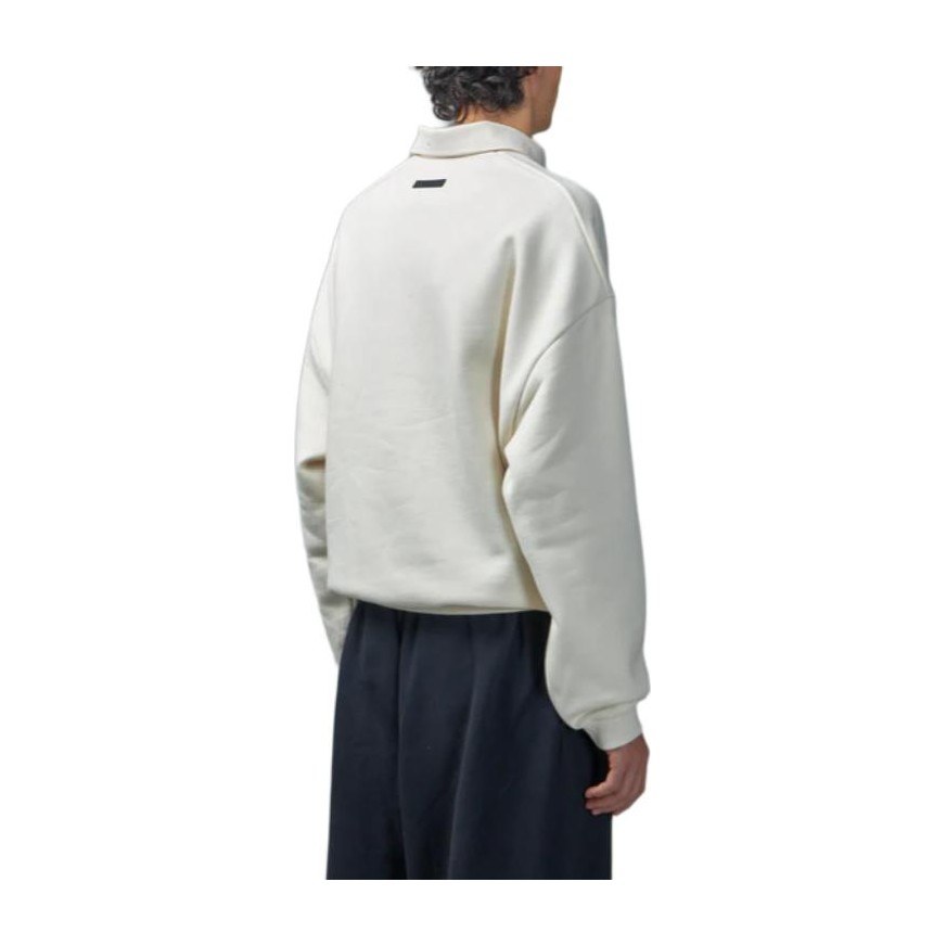 Fear of God Essentials Fleece Polo Ivory